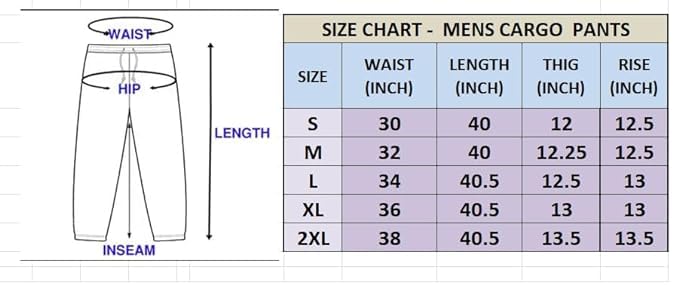 Men's Regular Fit Low Rise Cargo - Image 3