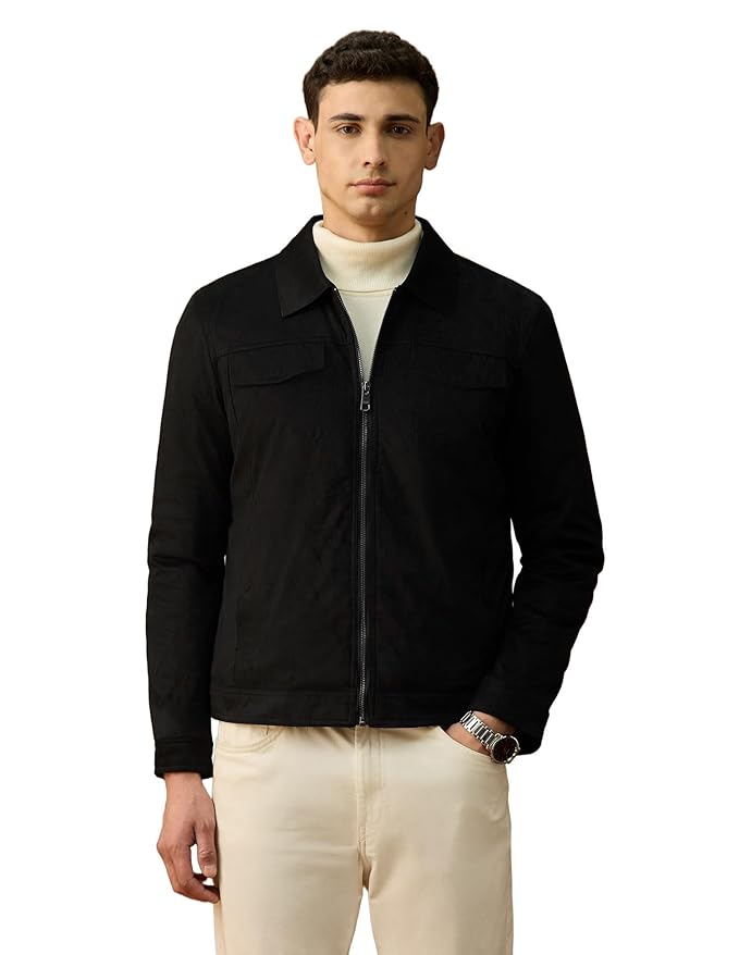 U.s.polo association men's solid regular fit jacket