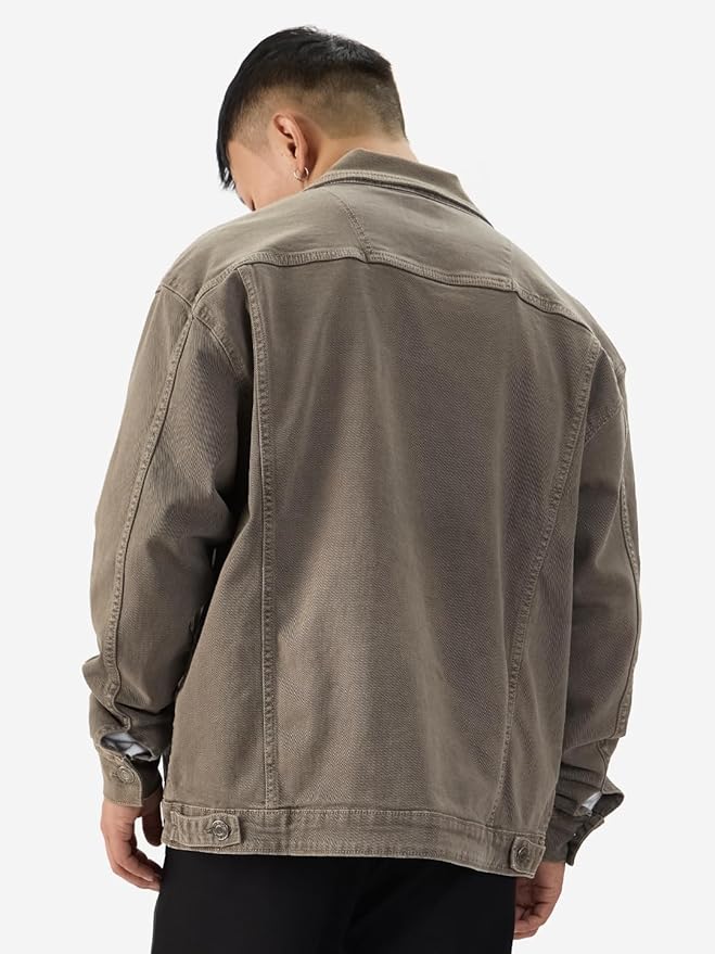 Brunet Blend Oversized Denim Jackets - Image 4