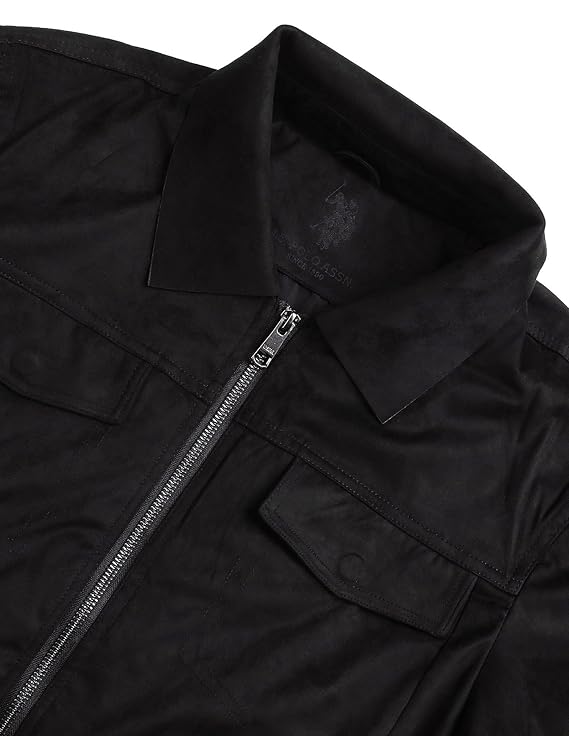 U.s.polo association men's solid regular fit jacket - Image 3