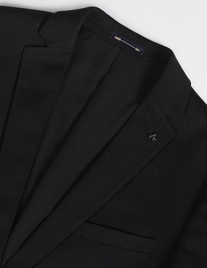 Men Solid Single Breasted Casual Blazer - Image 6